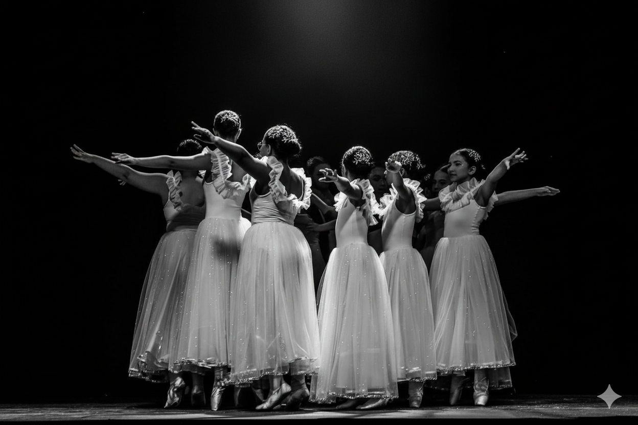 Apresentação de Dança Clássica - Ballet Zona da Mata MG - Espaço Viva