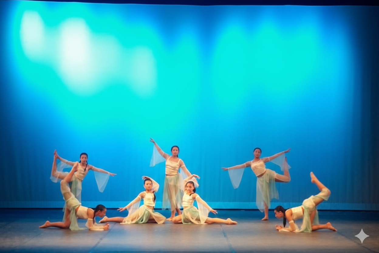 Apresentação de Ballet das Alunas - Escola de Ballet em Rio Pomba MG - Espaço Viva