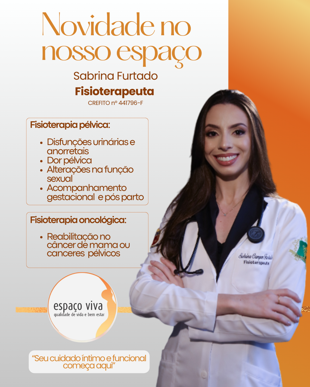 Fisioterapia Pélvica e Oncológica no Espaço Viva Rio Pomba