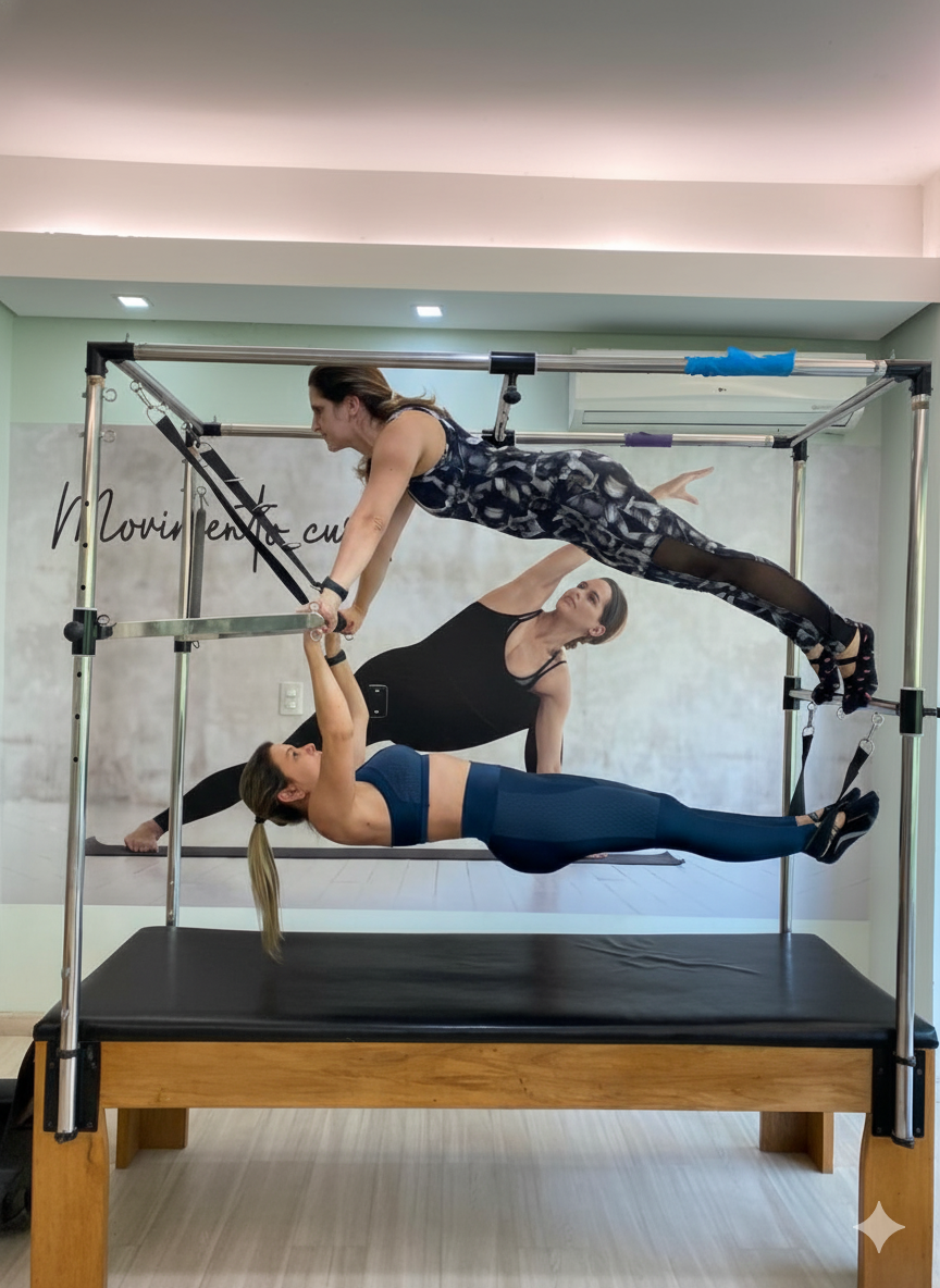 Equipamentos de Pilates Cadillac e Reformer modernos em Rio Pomba MG